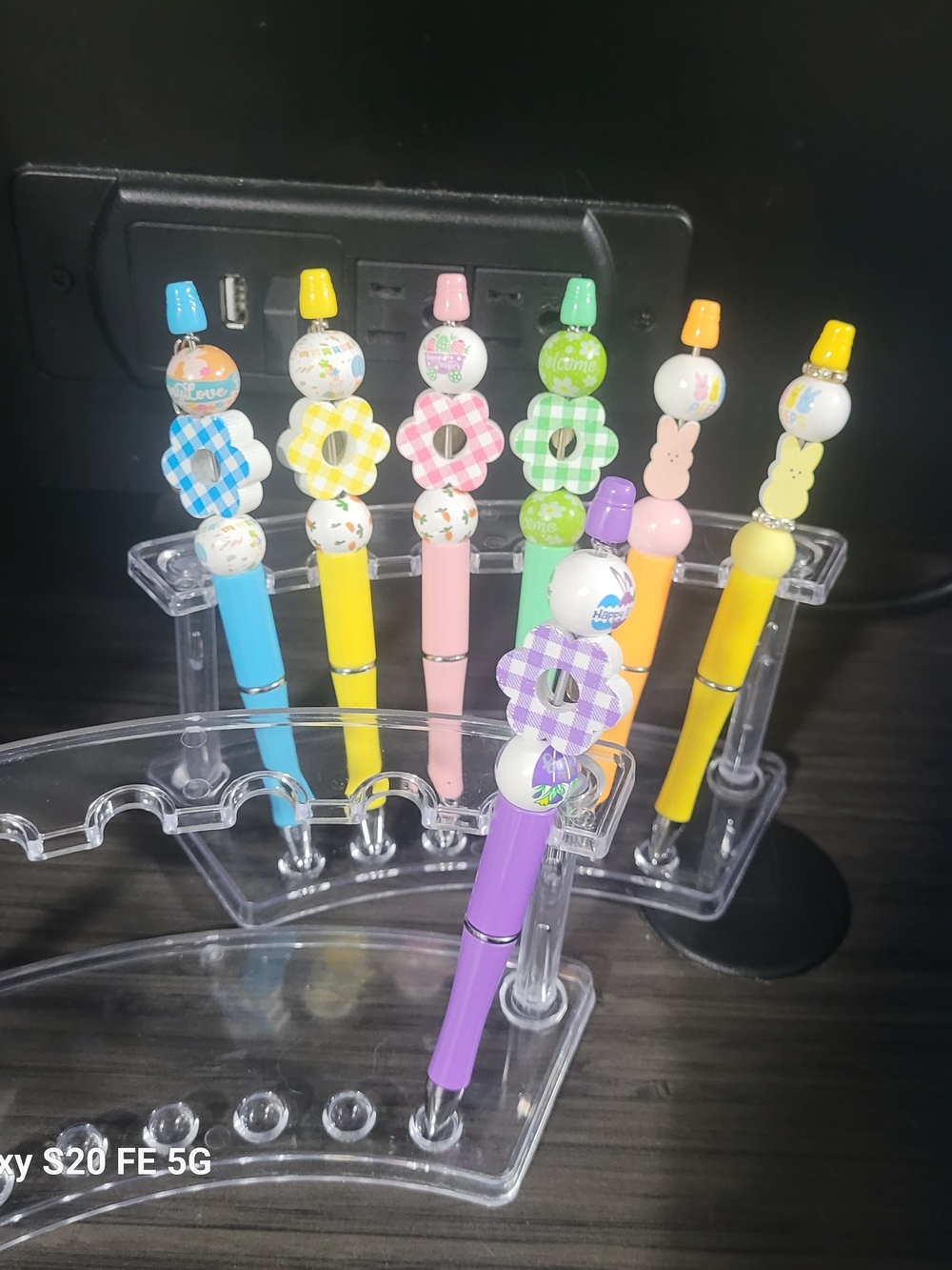 Handmade Easter Beaded Pens